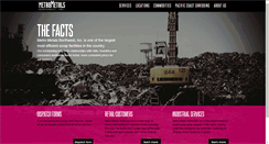 Desktop Screenshot of metrometalsnw.com